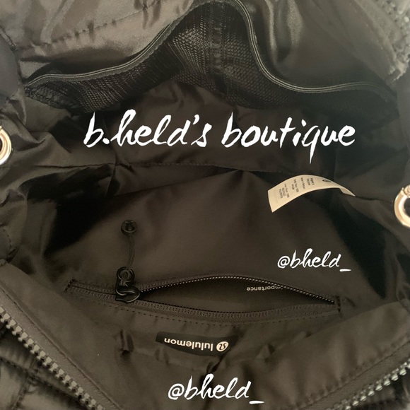 lululemon Quilted Grid Crossbody Bag in Black Neutral 5L Vol. Brand New NWT - Picture 15 of 16